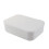 Lightweight Small Storage Solution, Oblate Design Stackable Storage Box, Waterproof Dust Proof Organizer with Lid, Large Capacity Organizer for Office 1