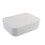 Lightweight Small Storage Solution, Oblate Design Stackable Storage Box, Waterproof Dust Proof Organizer with Lid, Large Capacity Organizer for Office 3
