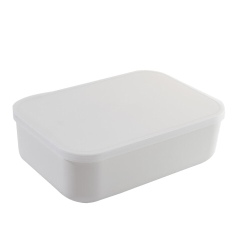 Lightweight Small Storage Solution, Oblate Design Stackable Storage Box, Waterproof Dust Proof Organizer with Lid, Large Capacity Organizer for Office 2