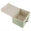 Foldable Storage Box, Stackable and Collapsible Design for Efficient Space Management, Lidded Storage Cube with Faux Leather Handles, Breathable Cotto 4