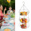 Aesthetic Kitchen Accessory, Multi-Purpose Hanging Wire Baskets, Rust-Proof Stainless Steel, Adjustable From One To Three Layers, Easy Disassembly For 7