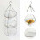Aesthetic Kitchen Accessory, Multi-Purpose Hanging Wire Baskets, Rust-Proof Stainless Steel, Adjustable From One To Three Layers, Easy Disassembly For 3