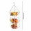 Aesthetic Kitchen Accessory, Multi-Purpose Hanging Wire Baskets, Rust-Proof Stainless Steel, Adjustable From One To Three Layers, Easy Disassembly For 4
