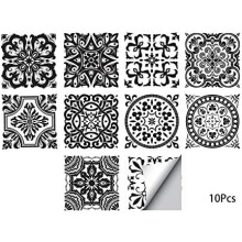 DIY Murals For Home Decor, Self-Adhesive Peel And Stick Backsplash Tile Decals, Moroccan Tile Sticker, Waterproof Vinyl Wall Tiles