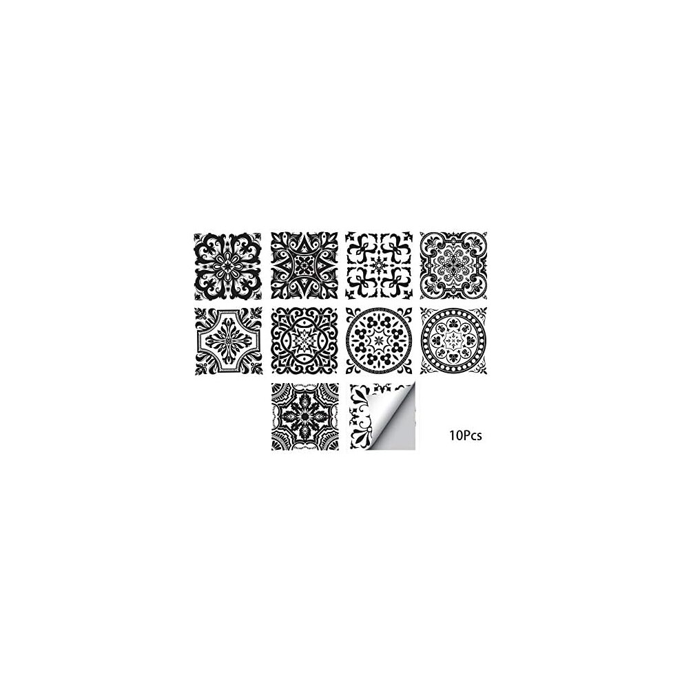 Backsplash Tile Decals, Moroccan Style Tile For Kitchen Bathroom Decor, Self-Adhesive Peel And Stick Waterproof Vinyl Wall Tiles 9775230949474