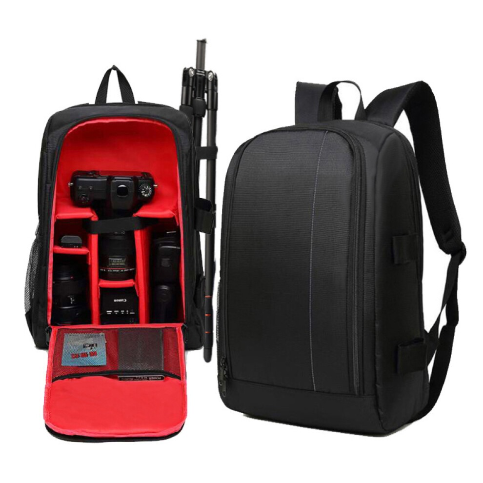 Photography Backpack Case For Dslr/Slr Mirrorless Camera, Waterproof Nylon & Large Capacity Professional Camera Bag For Canon Nikon Sony Digital Lens 9004841749969