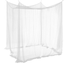 Cortinas con dosel para camas individuales y king size, elegante mosquitero tipo domo con barrera natural, fácil instalación para uso doméstico y