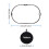 Versatile Oval Reflector, 5-in-1 Multi Surface Disc for Optimal Lighting Control, Durable and Long-lasting Performance, Portable Zipper Case for 1