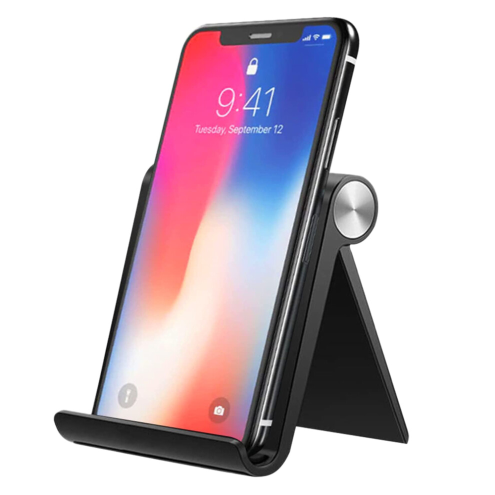 Compact Tablet Holder, Portable Size Stand With Sturdy Hinges For Flexible Adjustment, Supports Vertical & Horizontal Placement, Foldable Design For 9004841611747