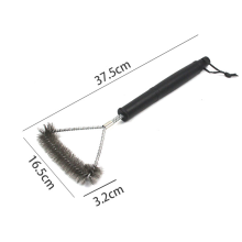 18 Inch Grill Brush, Stainless Steel Grill Accessory With Ergonomic Handle, Easy To Clean And Suitable For Porcelain Surfaces