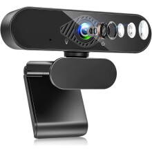 Plug-and-Play-Webcam mit 120-Weitwinkel, automatischer Lichtkorrektur, USB-Desktop-Webkamera für Videoanrufe, Konferenzen und Gaming, 1080p