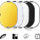 Versatile Oval Reflector, 5-in-1 Multi Surface Disc for Optimal Lighting Control, Durable and Long-lasting Performance, Portable Zipper Case for 5