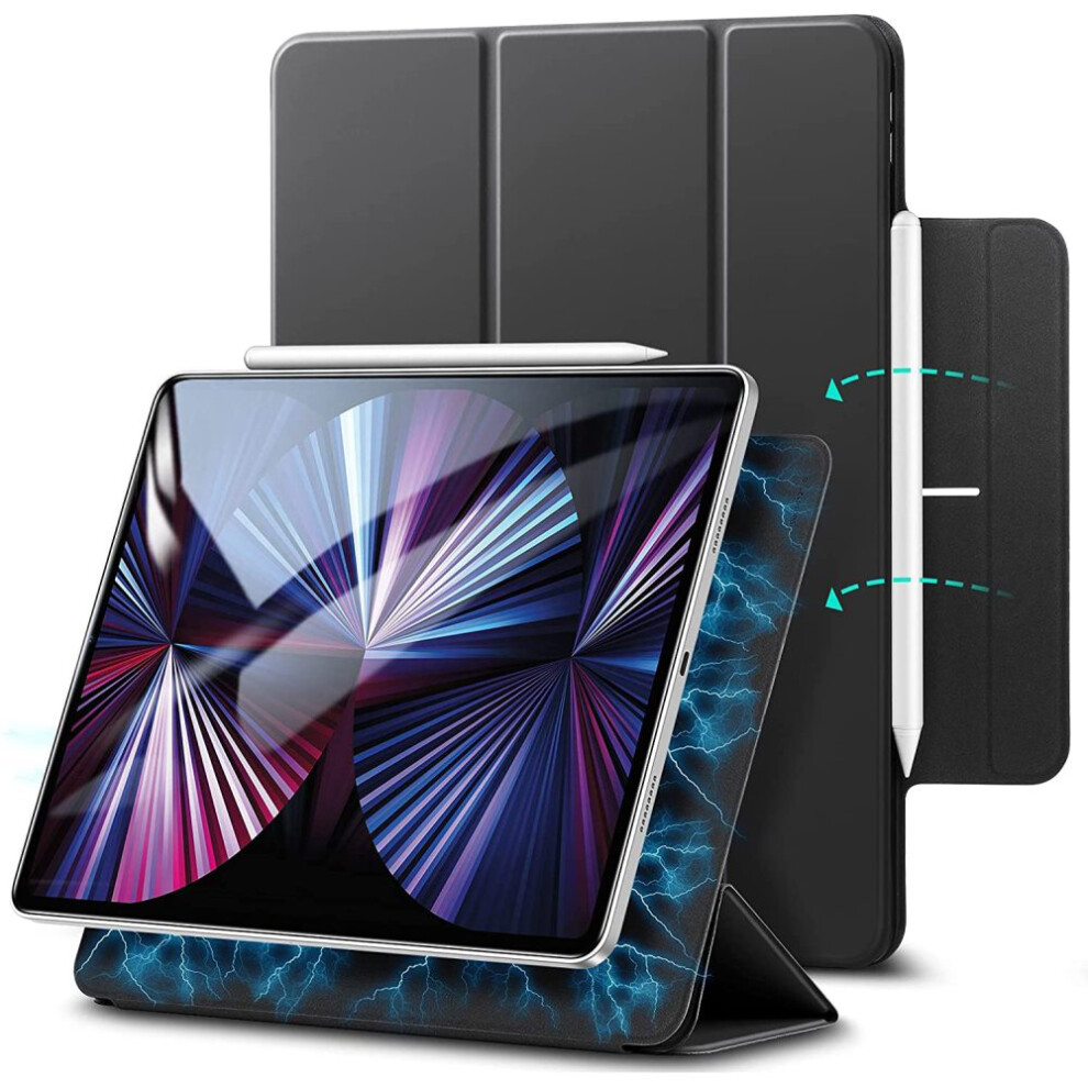 Powerful Magnets, Flip Protection For Sleep Video Type Mode Magnetic Case For Ipad Pro 11" 2021 And 2020, Supports Pencil Pro Magnetic Pairing 9128293971867