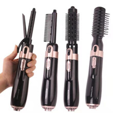 Moldeador de cabello innovador, que combina cepillos giratorios intercambiables, 3 ajustes de calor/velocidad para un estilismo personalizable,