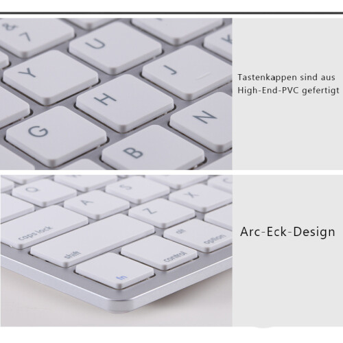 Design ergonômico e ampla compatibilidade: teclado Bluetooth para digitação perfeita em iOS, Android e Windows. 2