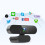 Webcam 1080P, Webcam de compatibilidade universal com microfone com redução de ruído, Webcam USB HD plug and play para videoconferências. 6