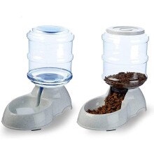 Comedero automático para mascotas con dispensador de comida seca, alimentador automático por gravedad que garantiza un suministro continuo, ideal