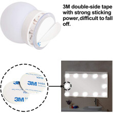 Bluetooth Speaker, 3 Color Lighting Modes Smart Touch Screen, Portable Hollywood Vanity Mirror With High-quality Sound, Adjustable Brightness