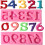 Φόρμα σιλικόνης Alphabet Number3d, Πολλαπλών χρήσεων καλούπια ψησίματος για εργαλεία 1