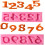 Φόρμα σιλικόνης Alphabet Number3d, Πολλαπλών χρήσεων καλούπια ψησίματος για εργαλεία 4