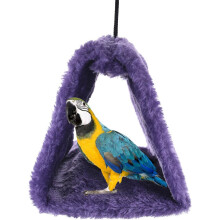 Hamac Seid Parrot Éan, Uaimh Snuggle Plush, Bothán Sona, Tearmann Parrot Éan le haghaidh Áit Scíthe Chompordach
