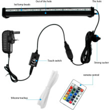 Luce LED subacquea per acquario, barra luminosa RGB con modalità alba/tramonto, impermeabile IP68 per un'esperienza acquatica senza pari (30 cm)