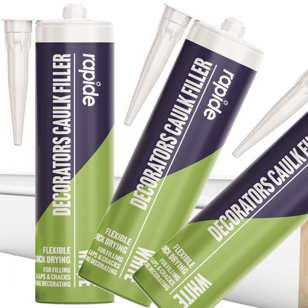 1 X Decorators Caulk Gap & Crack Filler Sealant 5056061833380