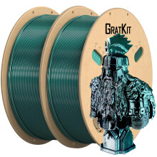 Gratkit Silk Dual Color PLA Filament, Coextrusion PLA Filament | quali