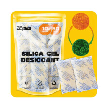 50g x 10 Packs Silica Gel Desiccant Sachets, Reusable Dehumidifiers