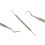 Hook Pick Double Ended Oral Hygiene Explorer Stainless Steel Teeth 2