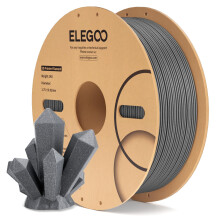 ELEGOO PLA Filament 1.75mm Sparkle Drak Grey 1KG, Glitter Twinkling