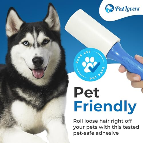 PetLovers Extra Sticky Lint Roller 8 Pack of Refills Only - No Handle 2