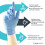 Unigloves Blue Pearl Nitrile Examination Gloves - Multipurpose | quali 3