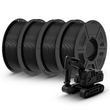 TECBEARS PLA+ Filament 1.75 mm Bundle Black 4 kg, Reinforced | quality