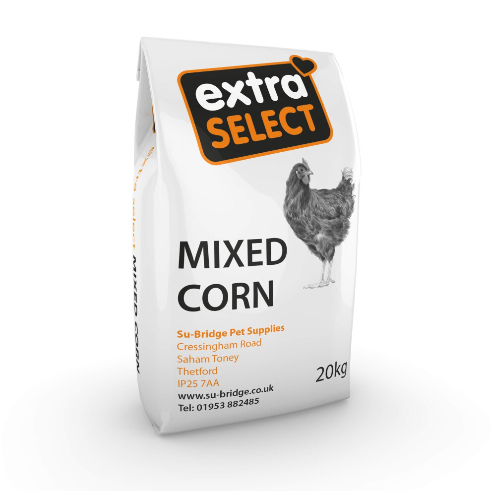 Extra Select Mixed Corn Poultry Feed, 20 Kg | Durable, Practical | Qua