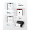 NIIMBOT B1 Bluetooth Label Maker Machine, Portable Label Printer, 5