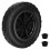 CROWNSHOP 14" Wheelbarrow Wheel PU Puncture Proof Solid 3.50-8 Wheel 6