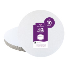 Culpitt 12" White Cake Cards | PE Coated Cake Board, Lightweight For
