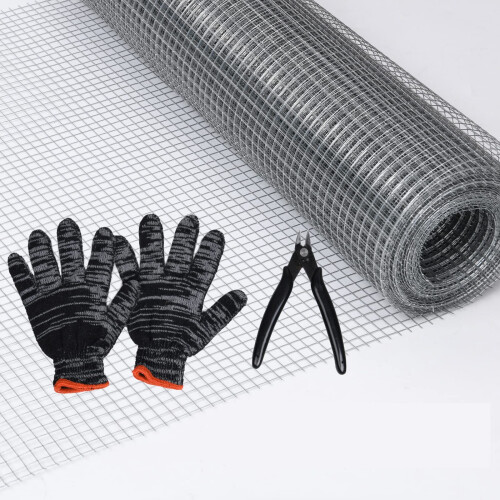 Rodent Mesh, Galvanized Wire Metal Mesh Hardware Cloth Welded Roll