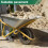 CROWNSHOP 14" Wheelbarrow Wheel PU Puncture Proof Solid 3.50-8 Wheel 5