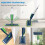 Spray Mops Microfiber Floor for Cleaning -MEXERRIS Wet Dust Mop with 6