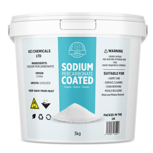 Sodium Percarbonate 3 KG Pure | Oxygen Bleach Granular | Eco Friendly