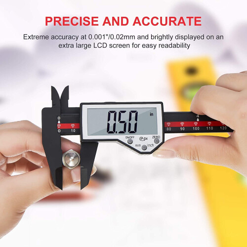 Digital Caliper 0-6" | Electronic Caliper with Auto-Off Feature | 2