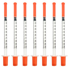 Hautllaif 20 pack 1ml 31G 0.3x13mm Plastic Multiple Uses Measuring Tools, laboratory accessories, individually sealed packaging (20 PCS)