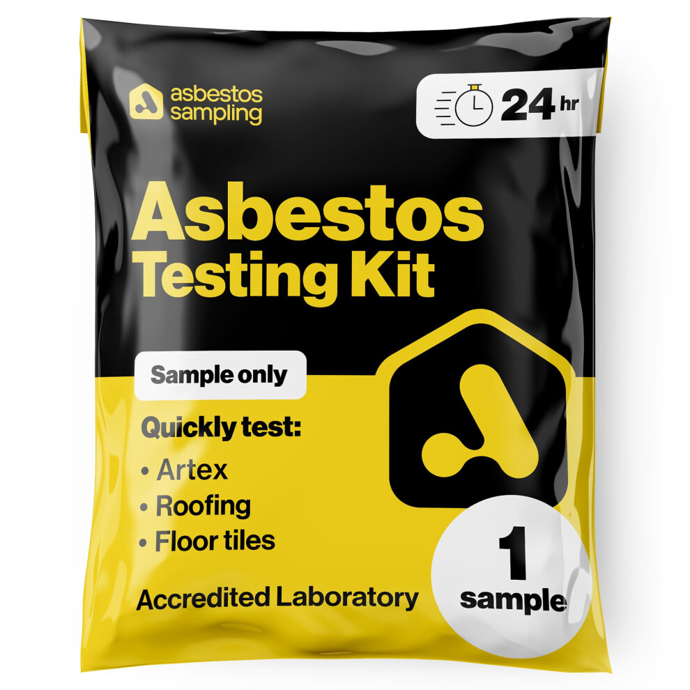 Asbestos-Sampling.com Asbestos Test Kit (1 Sample Only) Includes Next Day Ukas Lab Testing