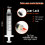 5Pack 5ml Ink Filling Syringe Luer Lock Plastic Syringes with Cap 3
