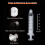 5Pack 5ml Ink Filling Syringe Luer Lock Plastic Syringes with Cap 4