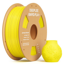 DEEPLEE Rapid PLA Plus Filament 1.75mm Yellow 1kg, High Speed 3D | qua