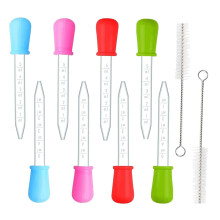 5ml Silicone Pipettes Dropper 8Pcs Plastic Droppers Liquid Droppers