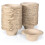 50 x Easy Care Solutions | Disposable Pulp Sick Bowls with Rim | quali 1
